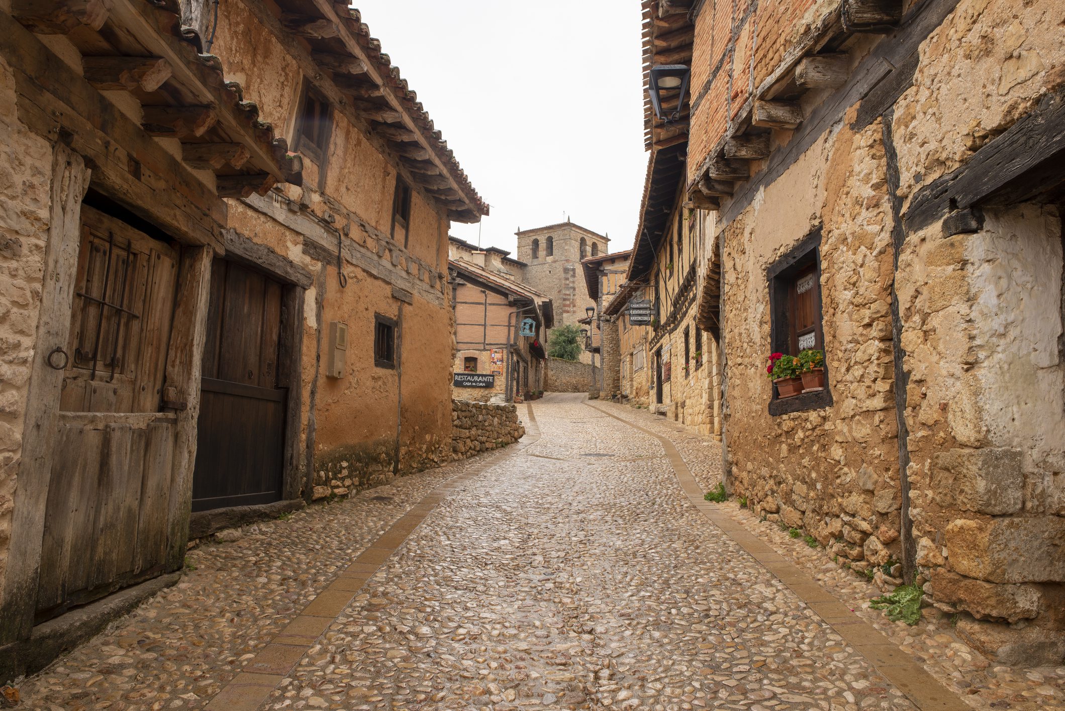 The medieval village of Calatanazor in Soria, Spain
