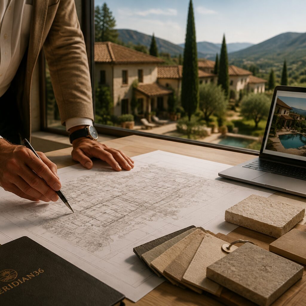 The first Meridian36 community is taking shape.